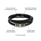 Love You Forever Men's Bracelet - Flourish Love Shop