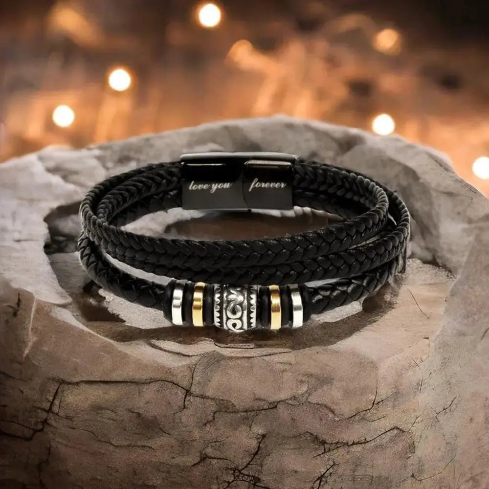 Love You Forever Men's Bracelet - Flourish Love Shop