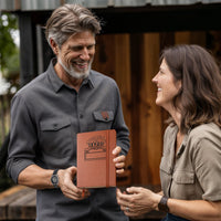 Personalized Popcorn & Marquee Vegan Leather Journal - Flourish Love Shop