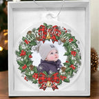Merry Memories Personalized Wreath Acrylic Ornament - Flourish Love Shop