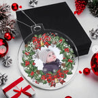 Merry Memories Personalized Wreath Acrylic Ornament - Flourish Love Shop