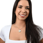 Monogrammed Engraved Heart Necklace | ShineOn Fulfillment