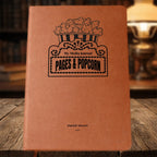 Personalized Popcorn & Marquee Vegan Leather Journal - Flourish Love Shop