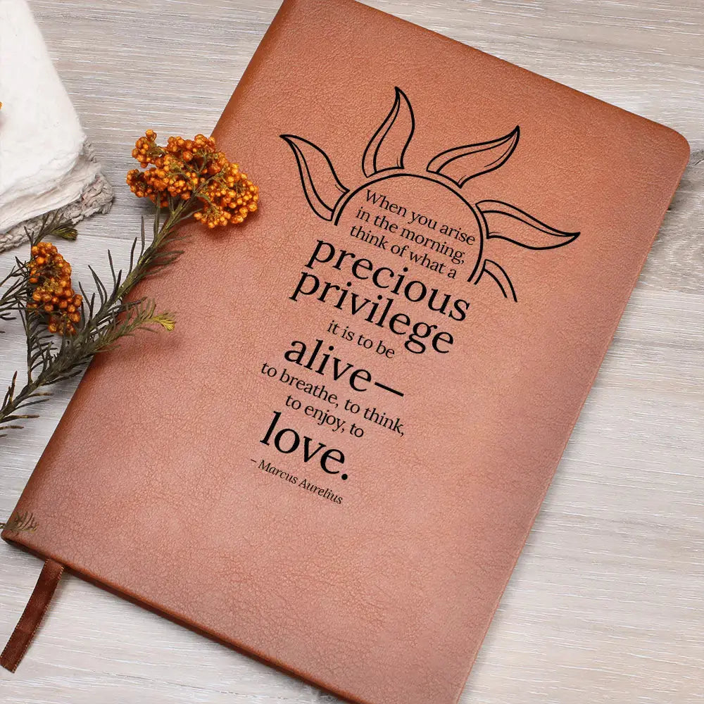 Personalized Vegan Journal - Privilege to Love ShineOn Fulfillment