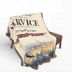 Personalized Veteran Blanket | Threads of Service Military Keepsake - Flourish Love Shop
