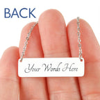 Two Places. One Heart. - Personalized Necklace - Flourish Love Shop