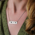 Two Places. One Heart. - Personalized Necklace - Flourish Love Shop