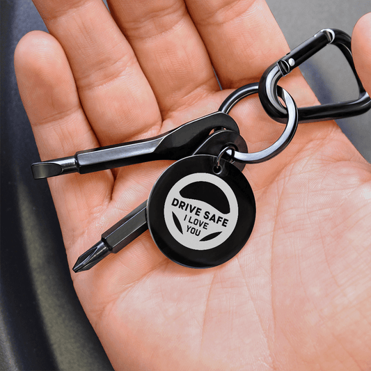 Screwdriver Keychain with phillips and the flat head - Flourish Love Shop