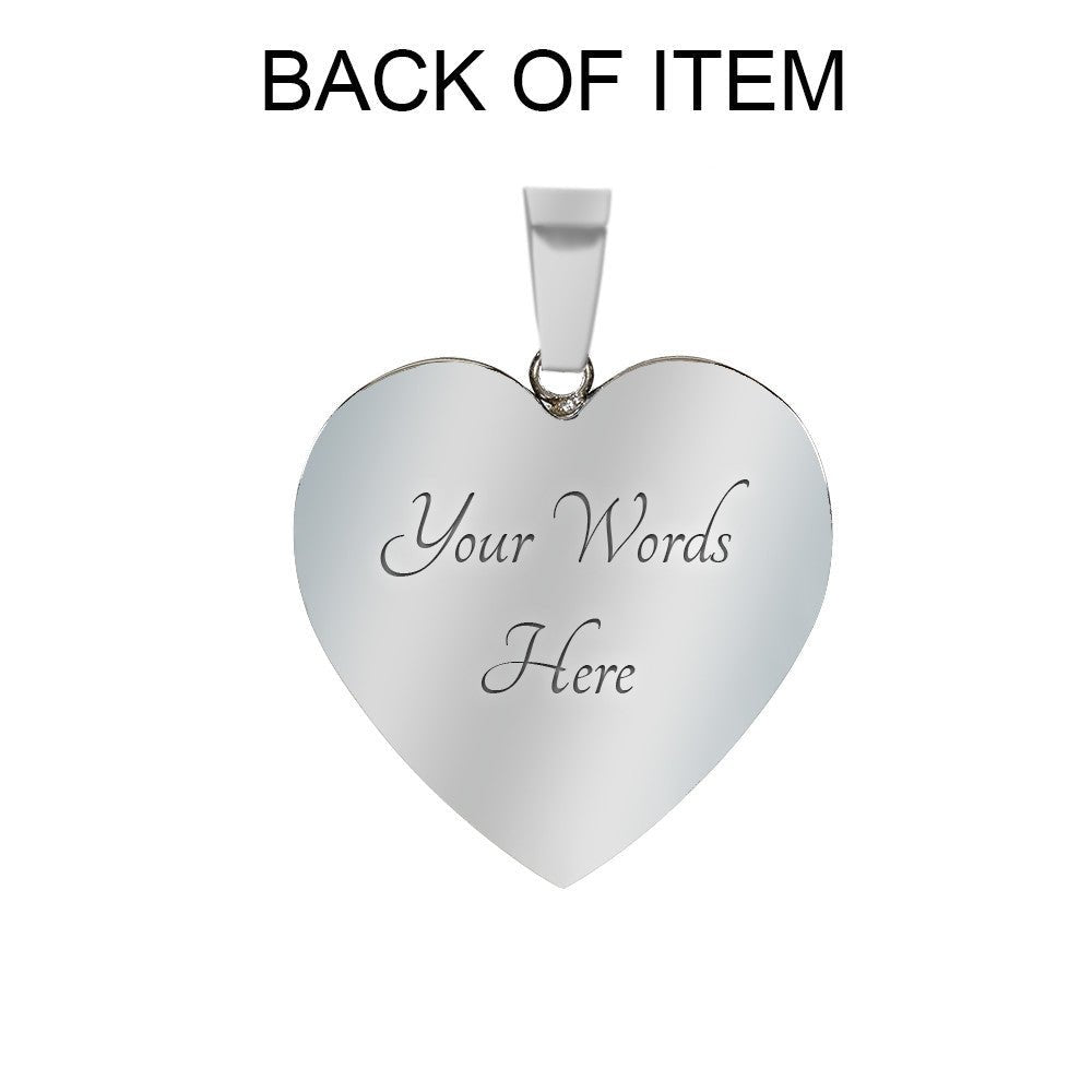 Pink Bow Heart Bracelet – Personalized Engraved Bangle Gift for Her - Flourish Love Shop