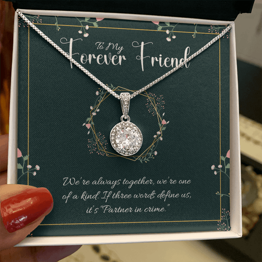 To my Friend - Partner in Crime - Eternal Hope Necklace - Flourish Love Shop