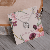 For my Love - I count you twice - Lucky In Love Necklace - Flourish Love Shop