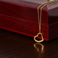Delicate Heart Necklace - Flourish Love Shop