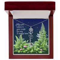Birth Flower Name Necklace – A Gift That Blooms With Meaning - Flourish Love Shop