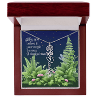 Birth Flower Name Necklace – A Gift That Blooms With Meaning - Flourish Love Shop