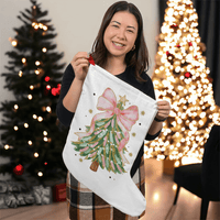 Pink Holiday Coquette Stocking - Flourish Love Shop