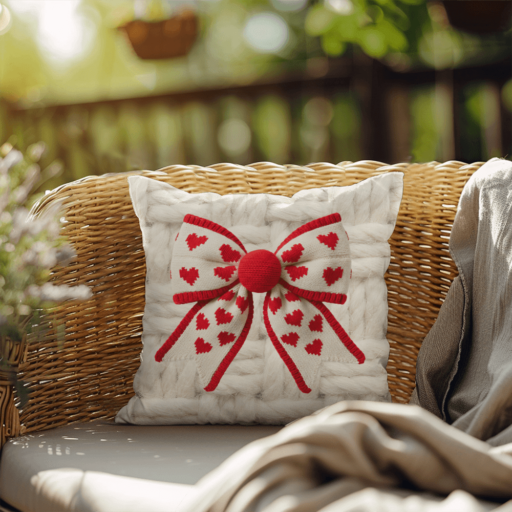 Valentine's Day Indoor/Outdoor Pillow - Too Cute! - Flourish Love Shop