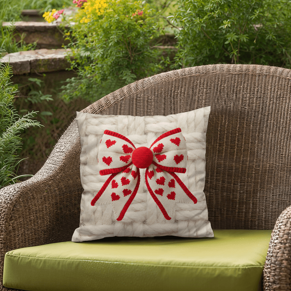 Valentine's Day Indoor/Outdoor Pillow - Too Cute! - Flourish Love Shop