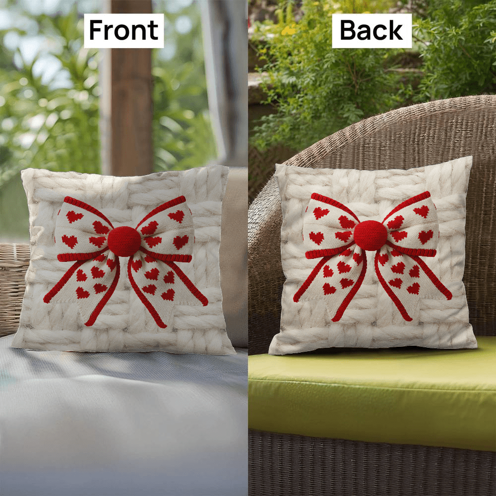Valentine's Day Indoor/Outdoor Pillow - Too Cute! - Flourish Love Shop