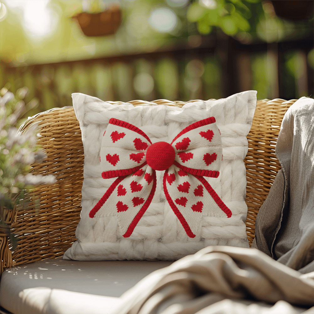 Valentine's Day Indoor/Outdoor Pillow - Too Cute! - Flourish Love Shop