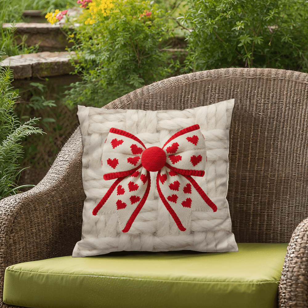 Valentine's Day Indoor/Outdoor Pillow - Too Cute! - Flourish Love Shop