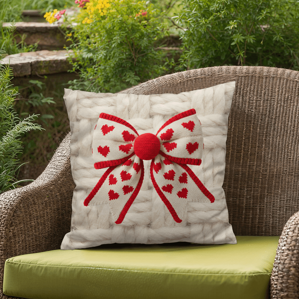 Valentine's Day Indoor/Outdoor Pillow - Too Cute! - Flourish Love Shop