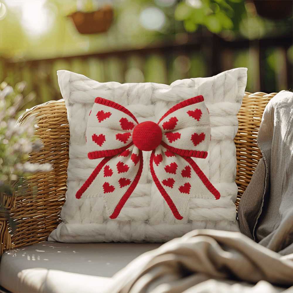 Valentine's Day Indoor/Outdoor Pillow - Too Cute! - Flourish Love Shop