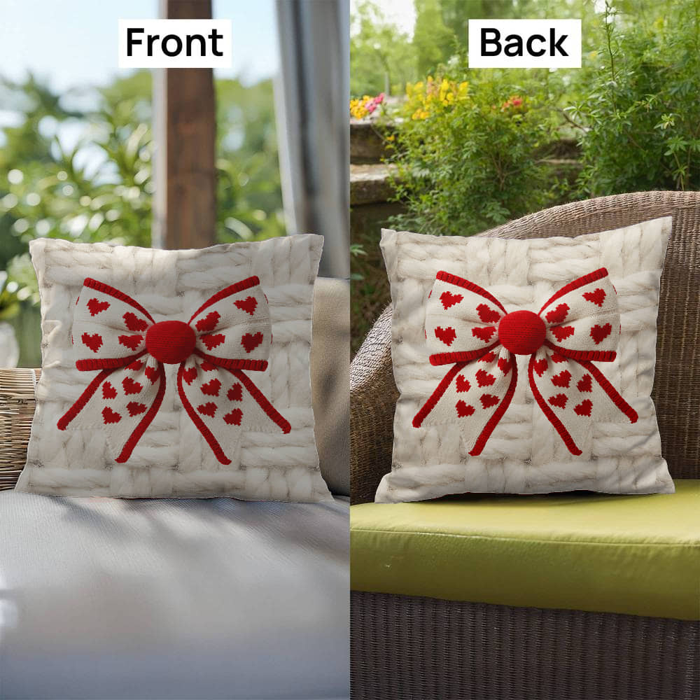 Valentine's Day Indoor/Outdoor Pillow - Too Cute! - Flourish Love Shop