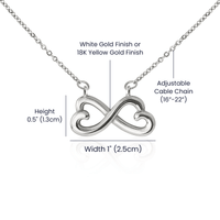 To my Love - What I am With You - Endless Love Necklace - Flourish Love Shop
