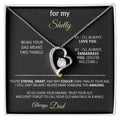 For My Shelly – Funny & Personalized Dad Gift | Forever Love Necklace - Flourish Love Shop