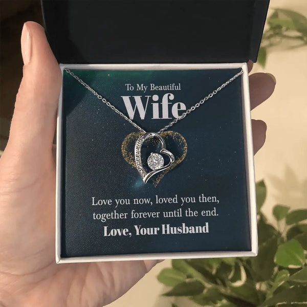 To my Beautiful Wife - Forever Love Necklace - Flourish Love Shop