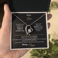 Dear Luna – Personalized Forever Love Necklace from Dad - Flourish Love Shop