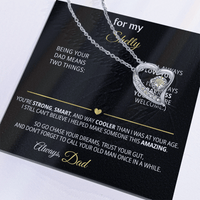 For My Shelly – Funny & Personalized Dad Gift | Forever Love Necklace - Flourish Love Shop