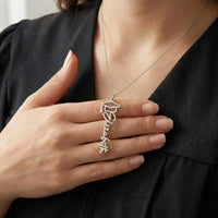 Make Graduation Special - Graduation Cap and Name Necklace ShineOn Fulfillment