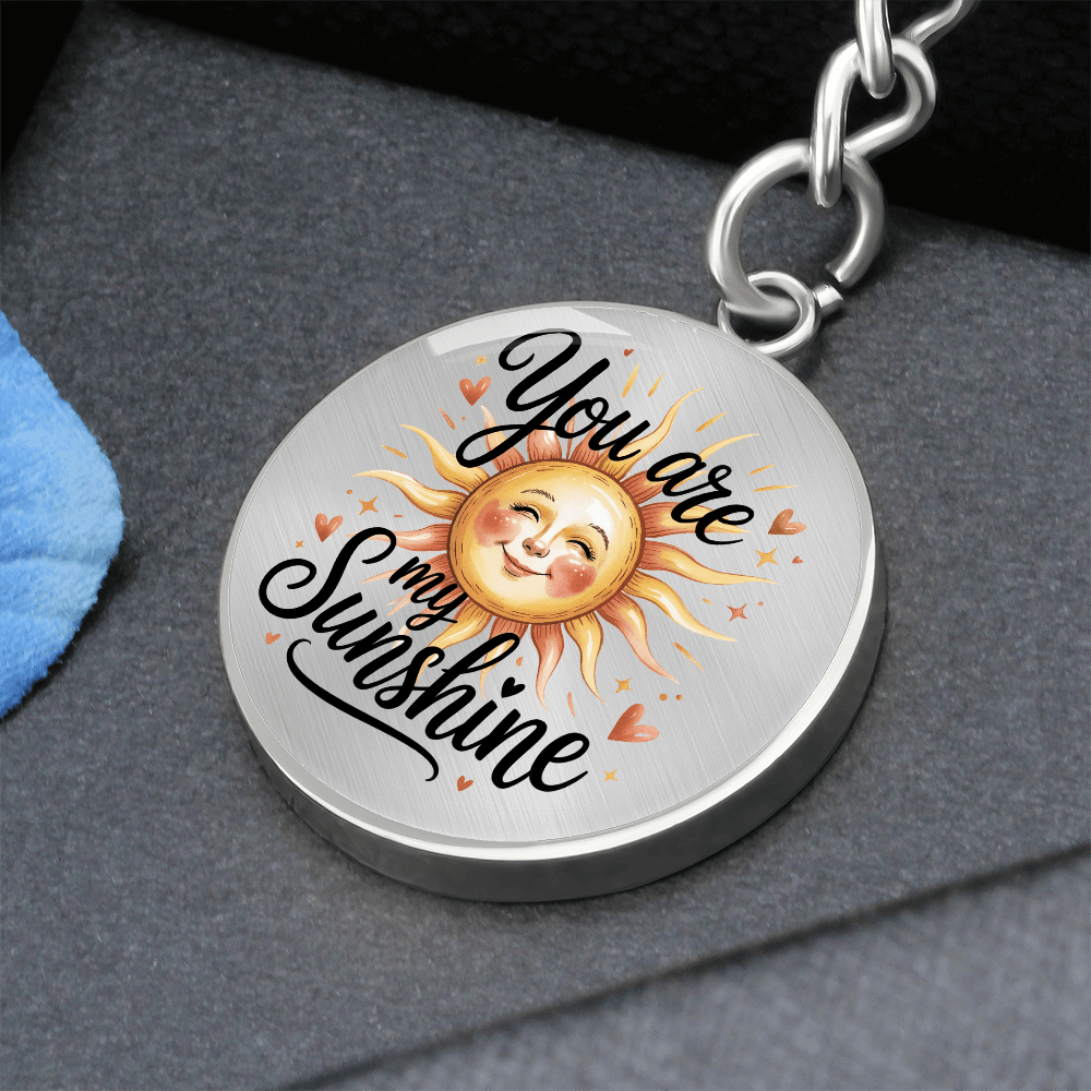 Engravable 'You are my Sunshine' Keychain - Flourish Love Shop