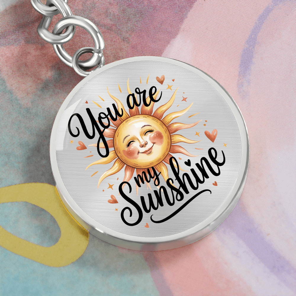 Engravable 'You are my Sunshine' Keychain - Flourish Love Shop