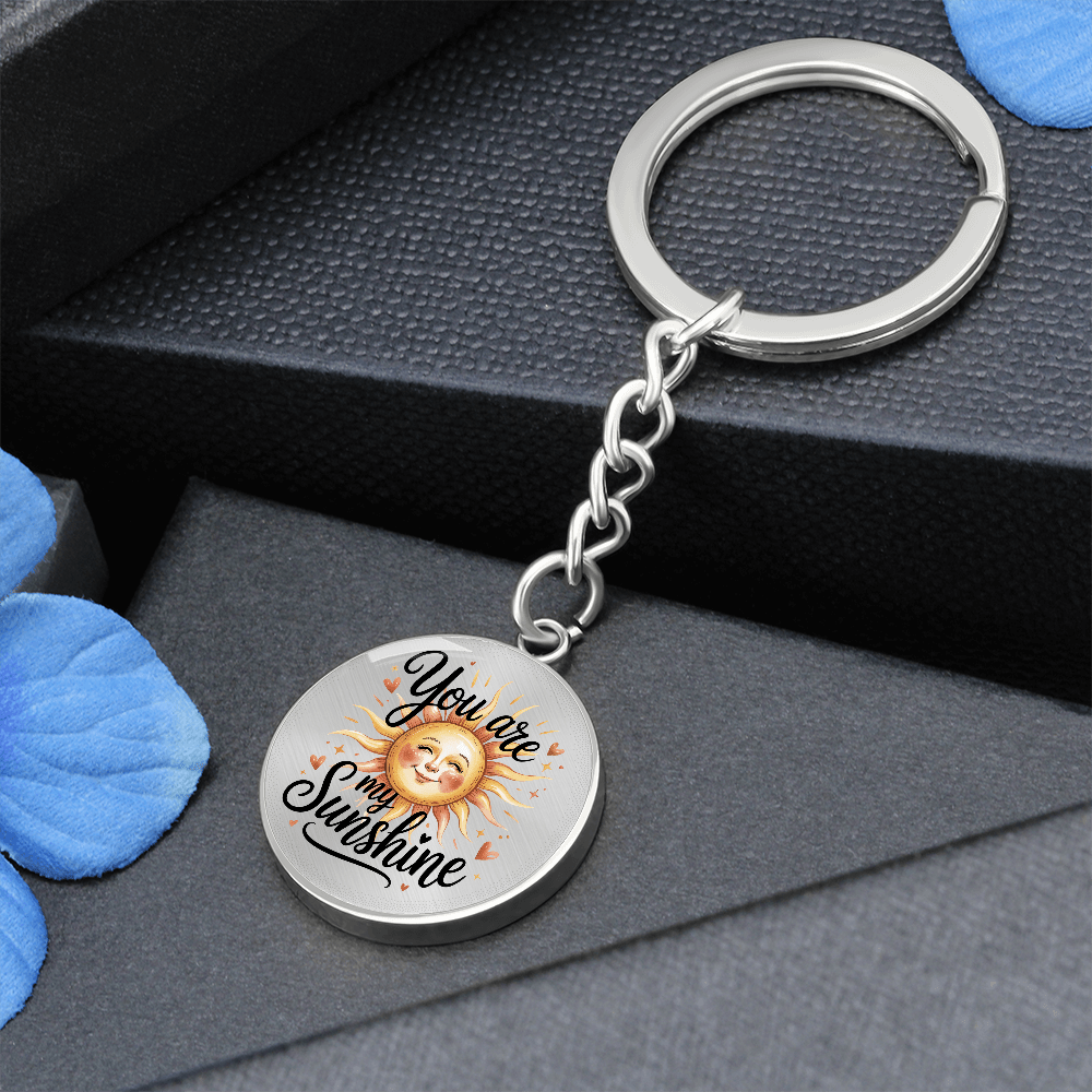 Engravable 'You are my Sunshine' Keychain - Flourish Love Shop