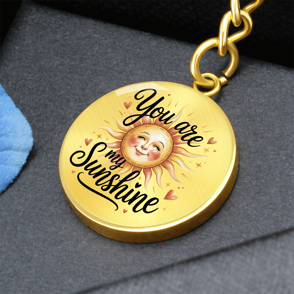 Engravable 'You are my Sunshine' Keychain - Flourish Love Shop