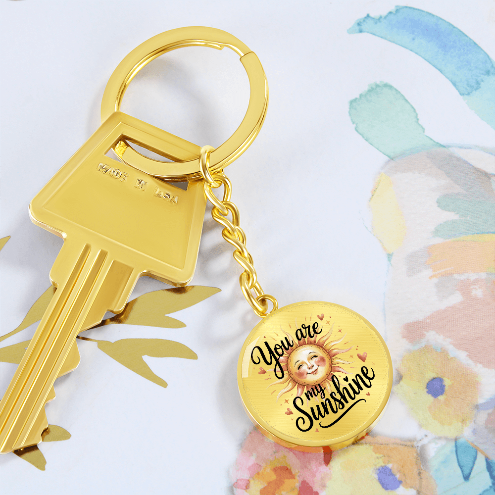 Engravable 'You are my Sunshine' Keychain - Flourish Love Shop