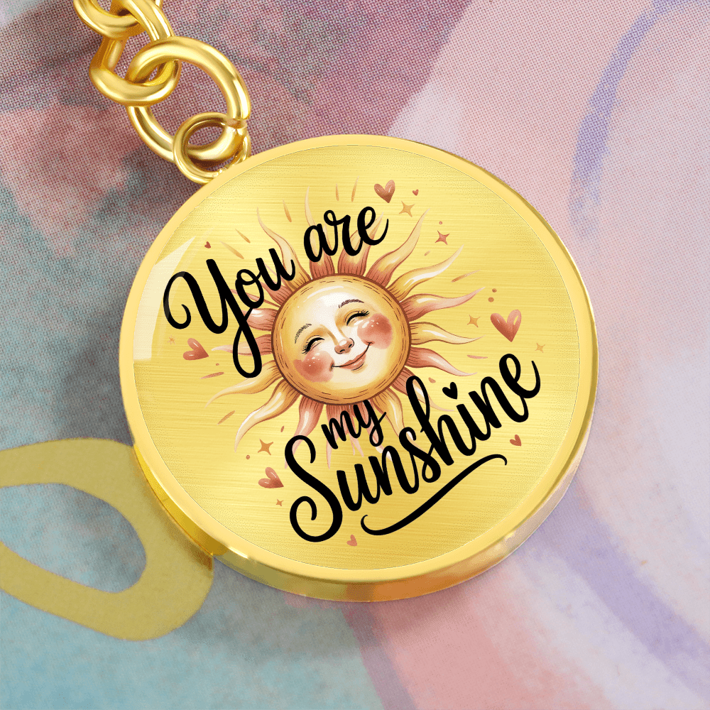 Engravable 'You are my Sunshine' Keychain - Flourish Love Shop