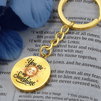 Engravable 'You are my Sunshine' Keychain - Flourish Love Shop