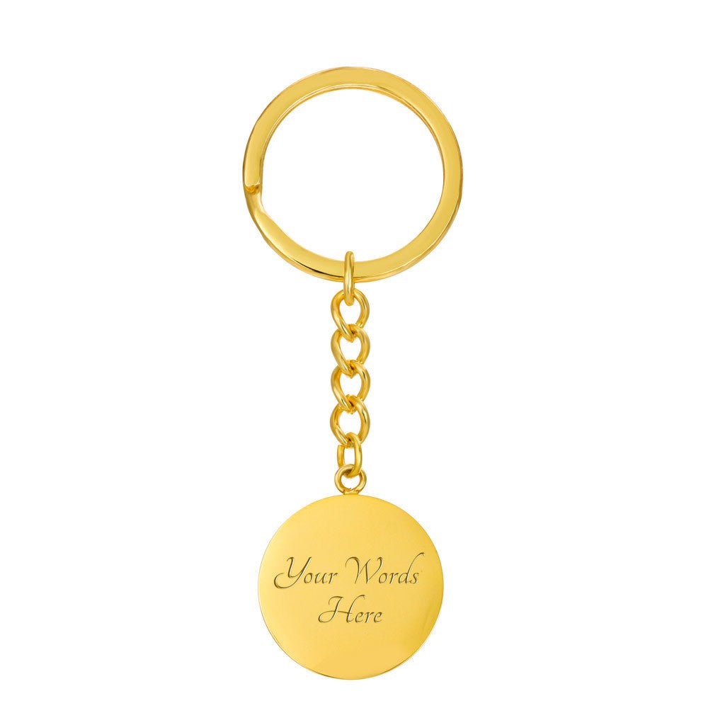 Engravable 'No matter where life takes you' Keychain - Flourish Love Shop